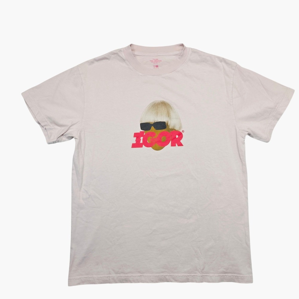 Tyler The Creator Igor T-Shirt Pink Graphic Tour Merch Mens Small S Cotton
